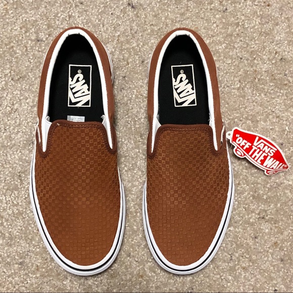 Vans Shoes - NWT Embossed Suede Sequoia Orange Vans